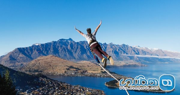 ترشح آدرنالین با پرش بانجی (AJ Hackett Bungy)