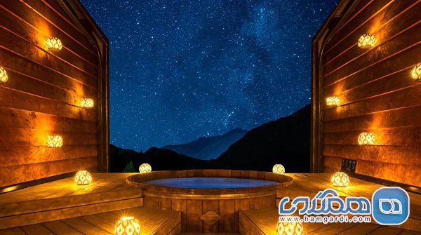 استخرهای آب داغ اونسن (Onsen Hot Pools)