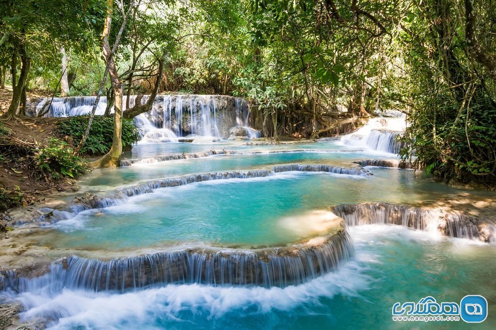 آبشارهای کوآنگ سی Kuang Si Falls