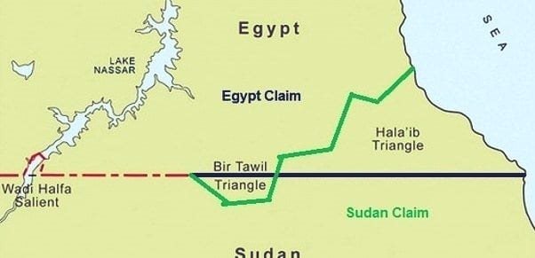 مرز بین مصر و سودان