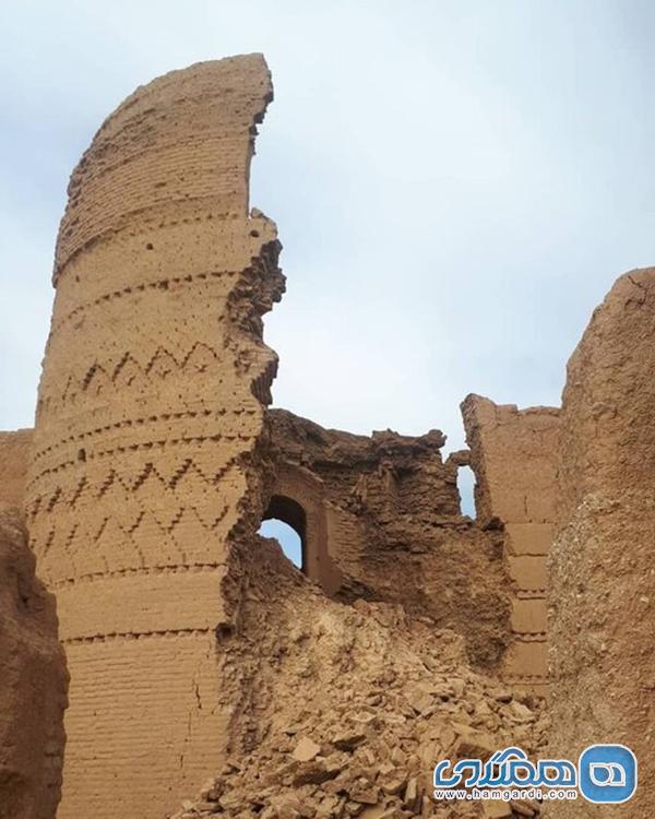 تخریب بخشی از قلعه کرشاهی