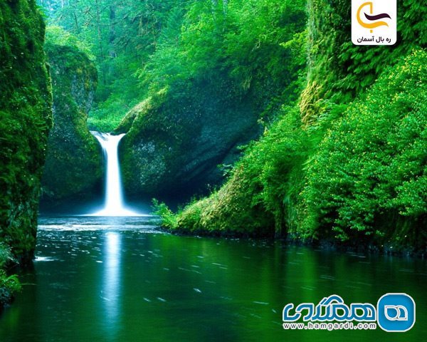 آبشار گزو یکی از جاهای دیدنی مازندران