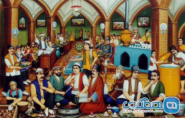 تاریخچه قهوه خانه در ایران