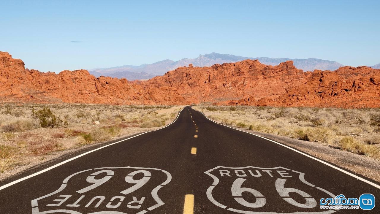 مسیر سیکستی سیکس Route 66 در آمریکا
