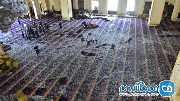 مسجد محمد الامین که از انفجار بیروت خسارت دید