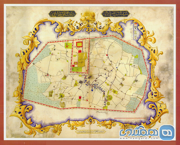 ترسیم نخستین نقشه دقیق تهران پیش از سال ۱۲۲۳ شمسی
