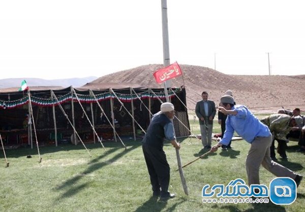 بازی محلی که به عنوان ورزشی مفرح بین ایلات و عشایر رایج است