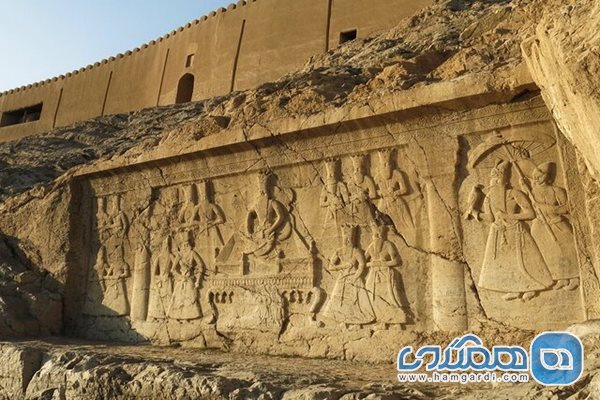 انجام مرمت تپه تاریخی و نقش برجسته قاجاری چشمه علی