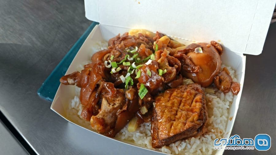 پاچه با برنج Pig's trotter over rice