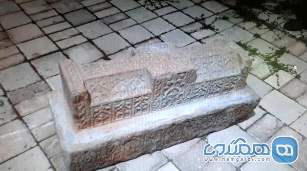 یک سنگ قبر 800 ساله به میراث فرهنگی همدان تحویل داده شد