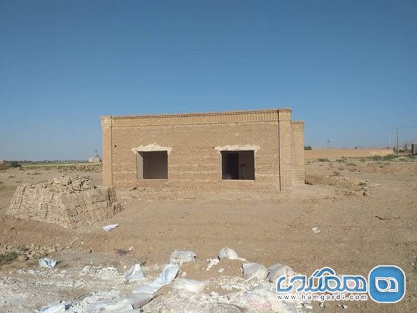 مرمت عمارت معتمدی در شهرستان آرادان