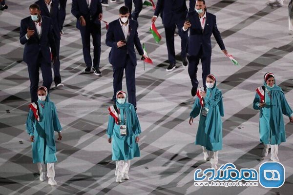 خودنمایی زاگرس پوش در رژه افتتاحیه المپیک توکیو