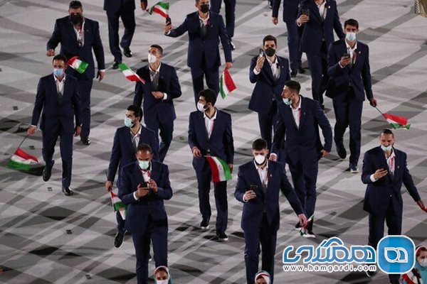 خودنمایی زاگرس پوش در رژه افتتاحیه المپیک توکیو 3