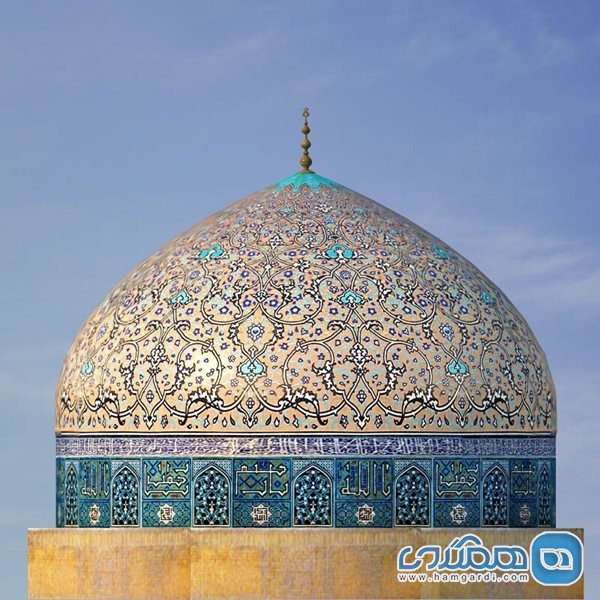 مرمت گنبد مسجد شیخ لطف الله و حاشیه های ناتمامش