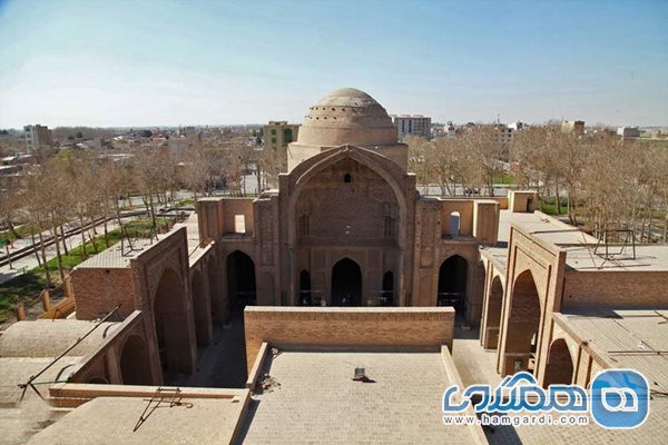 نامه مدیرکل میراث تهران برای نجات مسجد جامع ورامین از شر لوله های گاز