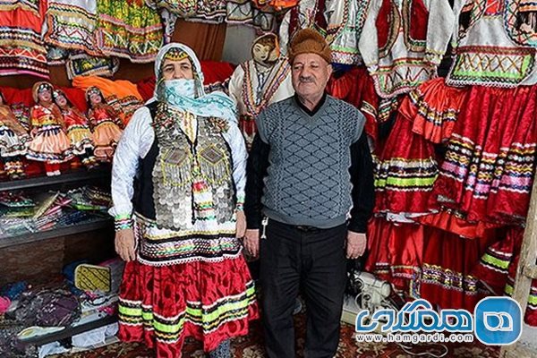 رنگین کمانی از زیبایی ها در لباس زنان و مردان کرمانج خراسان شمالی