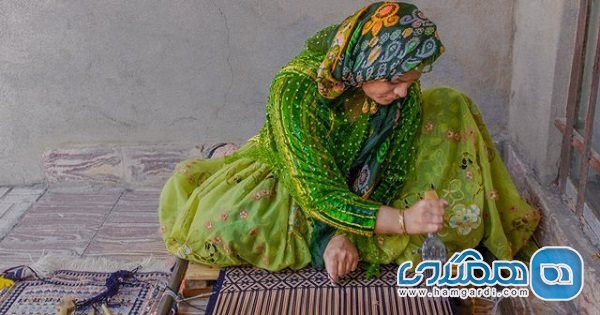 شیشه درمه دست بافته ای منحصر بفرد در میان عشایر فارس است