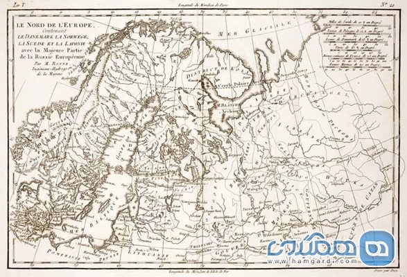 اروپای شمالی در سال 1780