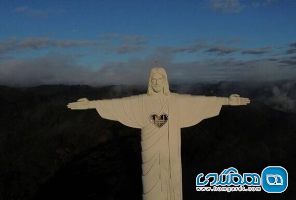 رونمایی از مجسمه عظیم مسیح در برزیل