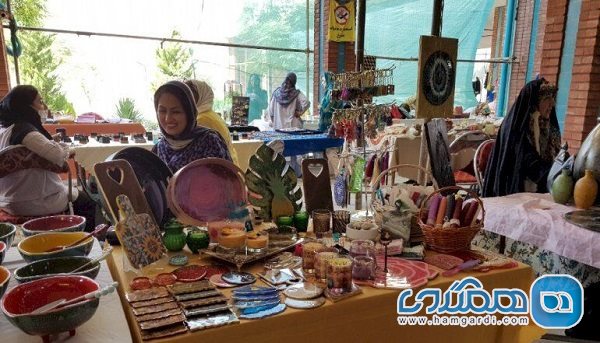 برگزاری ششمین پنجشنبه بازار صنایع دستی در باغ هنر منطقه فرهنگی و گردشگری عباس آباد