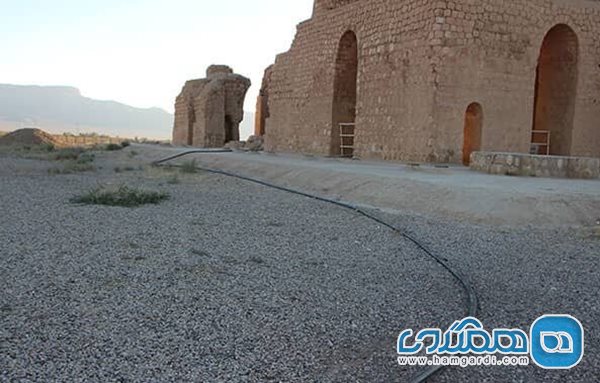 کاخ ساسانی سروستان در استان فارس در وضعیت آشفته ای به سر می برد
