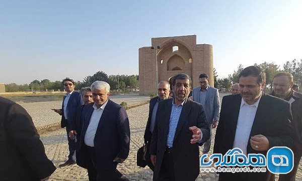 وزیر میراث فرهنگی کشور از شش اثر تاریخی سبزوار دیدن کرد