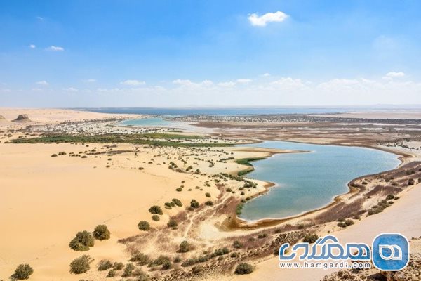 دریاچه موریس یکی از جاذبه های دیدنی کشور مصر است