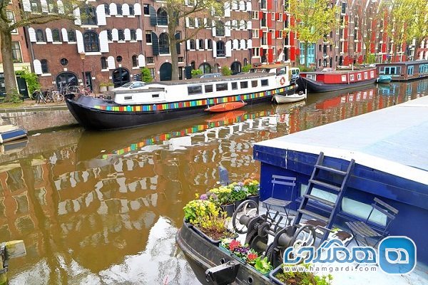 محله جوردان یکی از محله های دیدنی آمستردام است