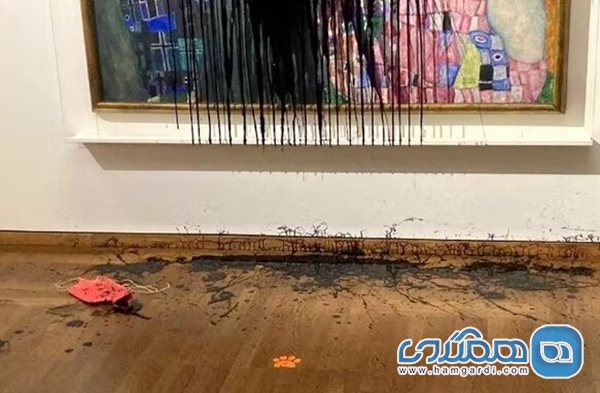 فعالان محیط زیستی به یکی از تابلوهای نقاشی گوستاو کلیمت حمله کردند