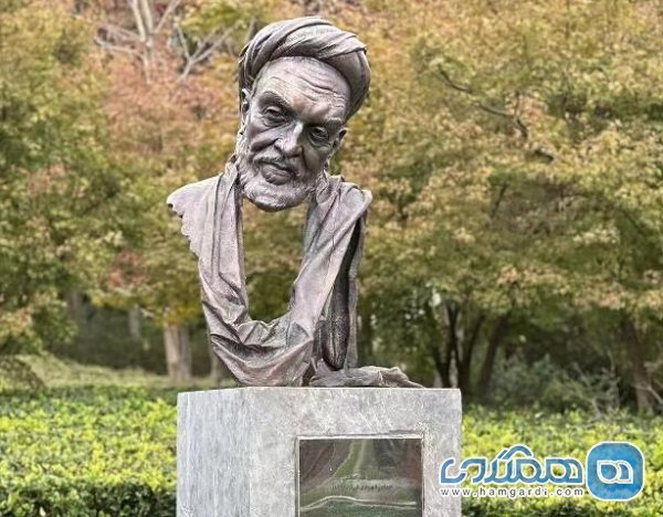 سردیس سعدی به تازگی در پارک بین المللی دوستی شهر نانجینگ چین نصب و رونمایی شد