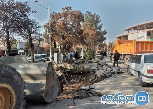 توقف عملیات عمرانی در باغ تاریخی امین اسلامی نیشابور 2