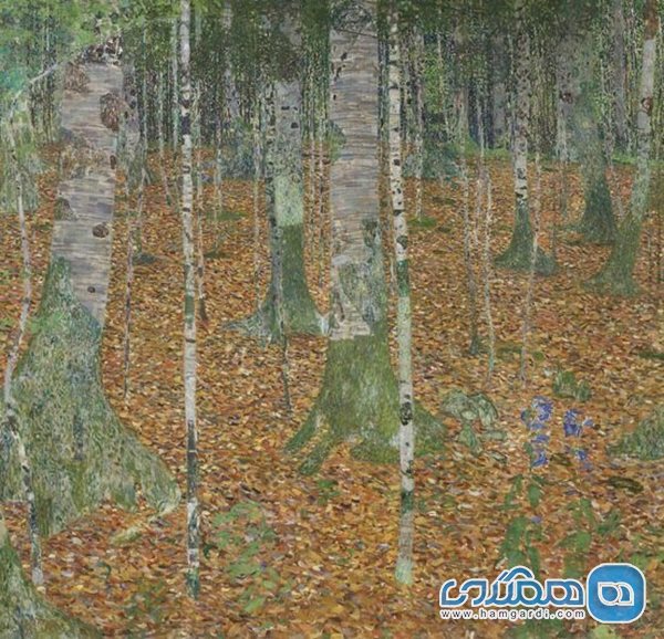 جنگل توس (۱۹۰۳) اثر گوستاو کلیمت