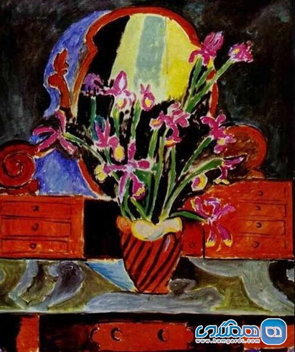 گلدان زنبق اثر آنری ماتیس سال ۱۹۱۲
