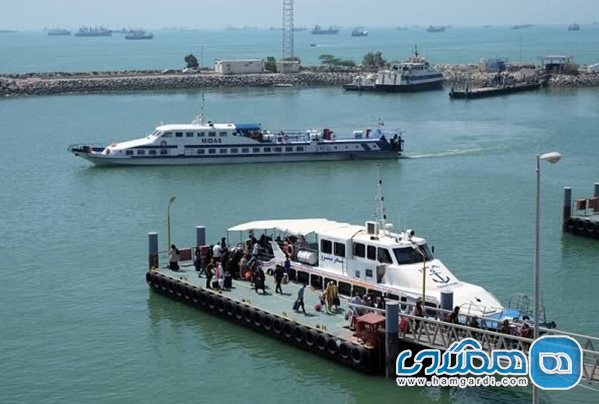 خط گردشگری دریایی بندر شهید حقانی به جزیره هنگام راه اندازی شد