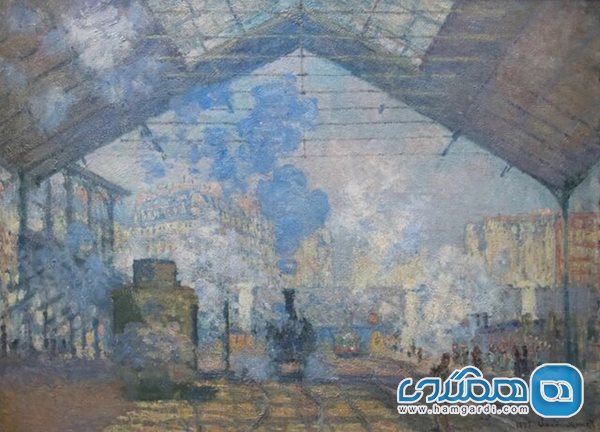 ایستگاه سن لازار (۱۸۷۷) اثر کلود مونه