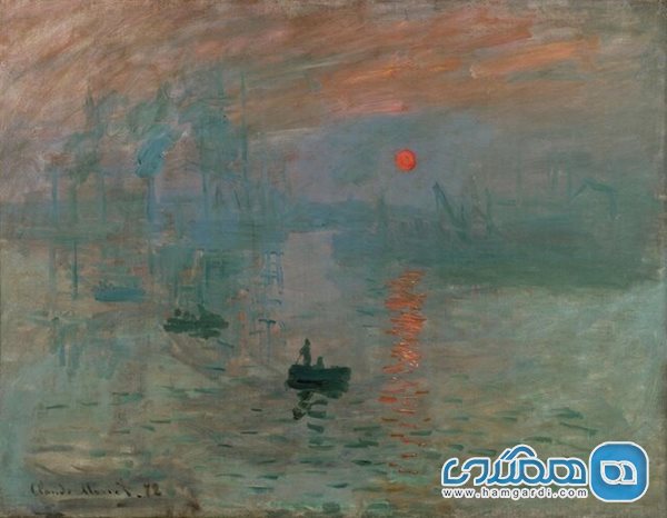 طلوع خورشید (۱۸۷۲) اثر کلود مونه 
