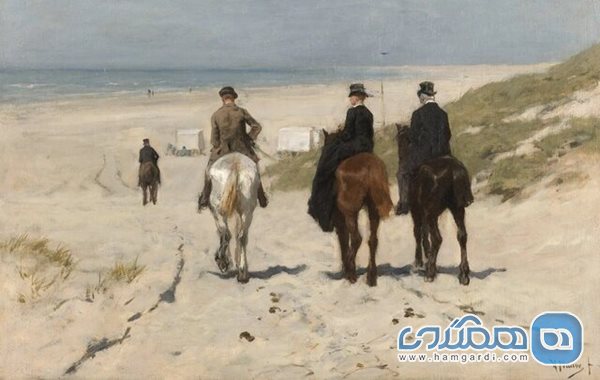 سوارکاری صبحگاهی در ساحل (۱۸۷۶) اثر آنتون ماوه