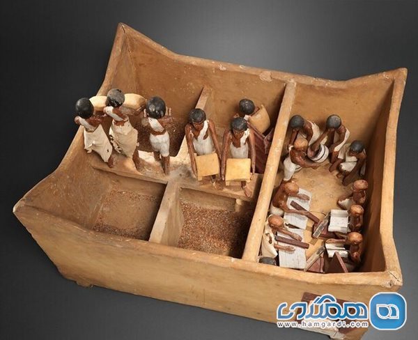 نمایش نسخه های مینیاتوری از قایق و کارگاه های مصر باستان در موزه متروپولیتن 2