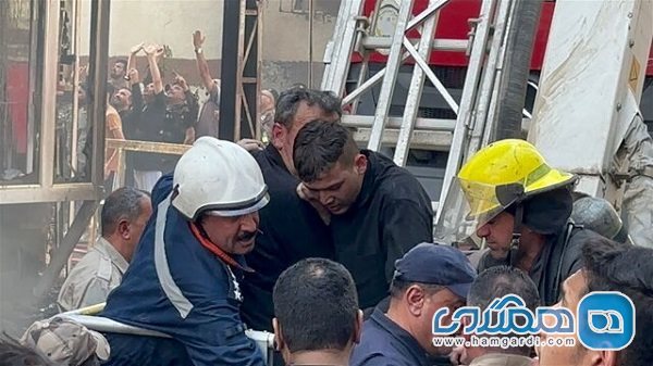 آتش سوزی در یکی از هتلهای نجف و مصدومیت چند زائر ایرانی