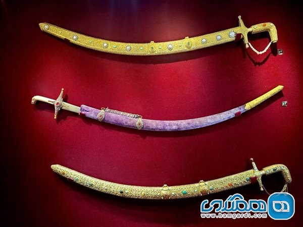 شمشیر میانی متعلق به فتحعلی شاه قاجار