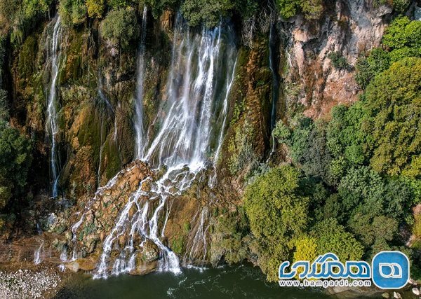 آبشار بیشه یکی از جاذبه های طبیعی استان لرستان به شمار می رود