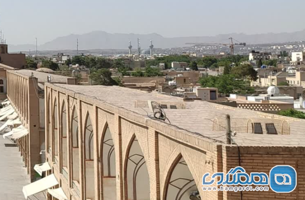 پشت بام بازار میدان نقش جهان اصفهان مرمت شد