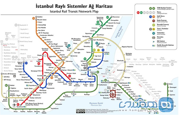 آشنایی با مترو استانبول | معروفی خطوط و قیمت بلیت