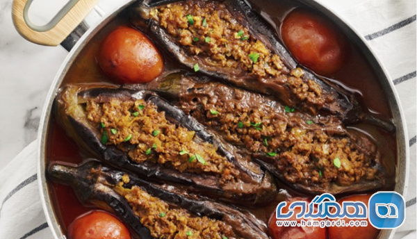 بادمجان شکم پر