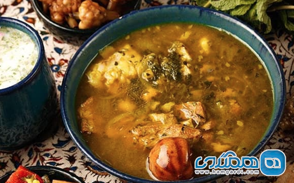 یومورتا کوفته سی (کتلت تخم مرغ) و آبگوشت بزباش