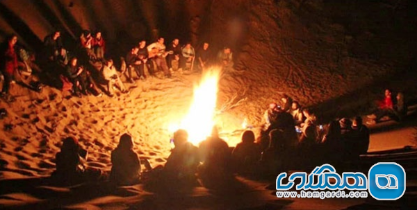 فعالیت های آرامش بخش (یوگا، مراقبه و شب نشینی دور آتش)