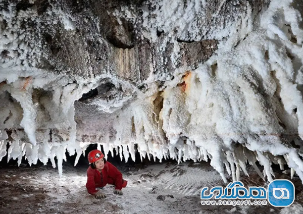 گنبد نمکی نمکدان و غار 6500 متری