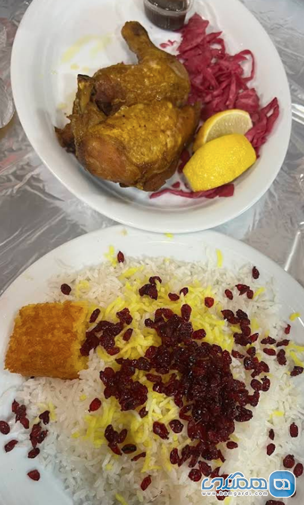 بررسی آنلاین منو و حجم غذاها