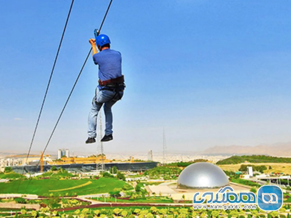 زیپ لاین کماندو (پارک طالقانی)