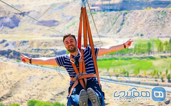 زیپ لاین ریلی و برج هیجان دریاچه چیتگر